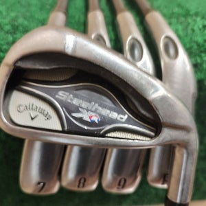Callaway XR Steelhead 360CF Golf Iron Set 6-PW Graphite Shaft Regular Flex