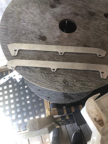 Goalie skates blades