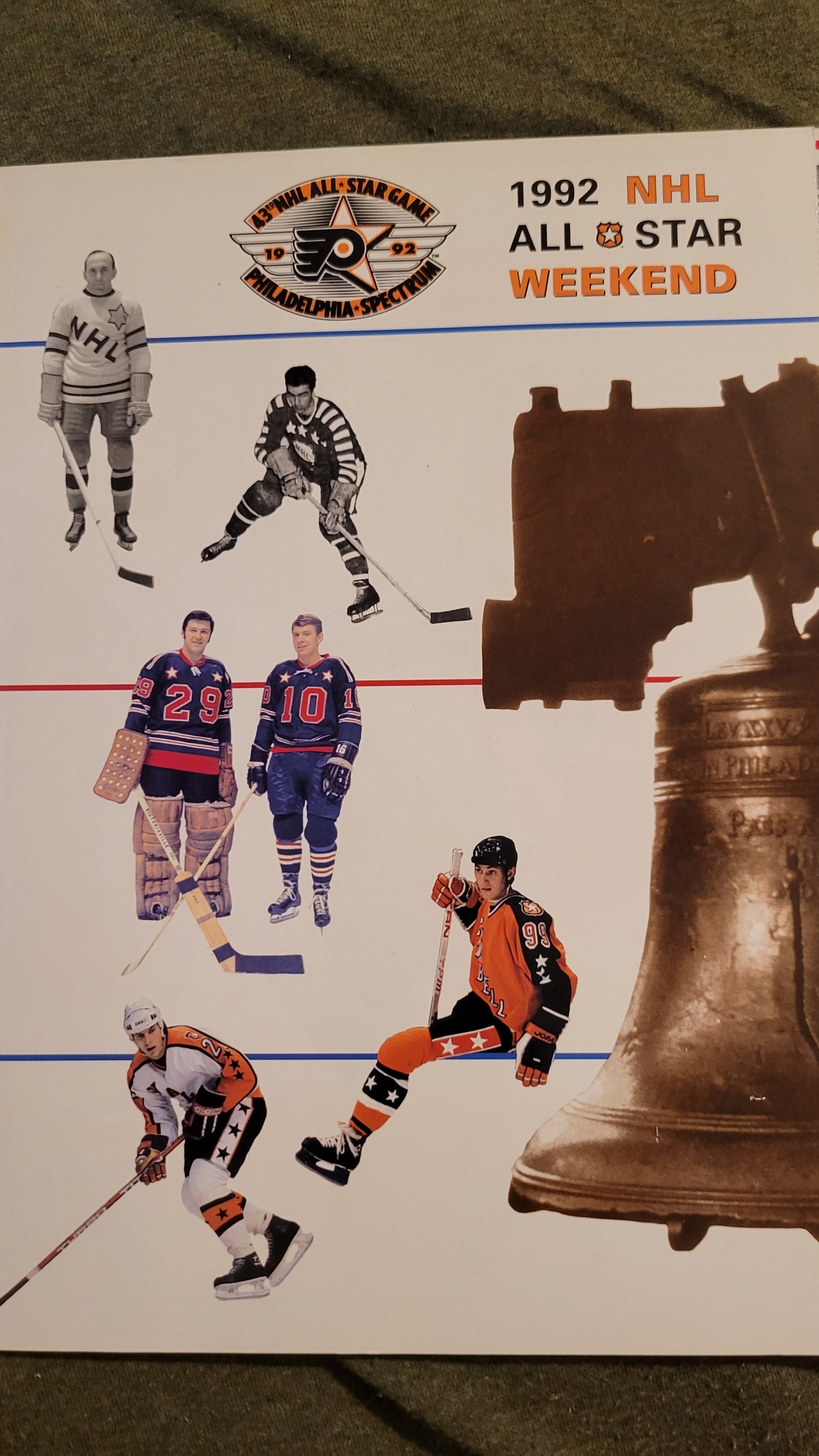 Vintage 1992 NHL All Star Game Program