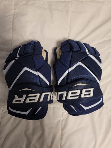 New Navy Blue Bauer Vapor 1X Pro Gloves 14"