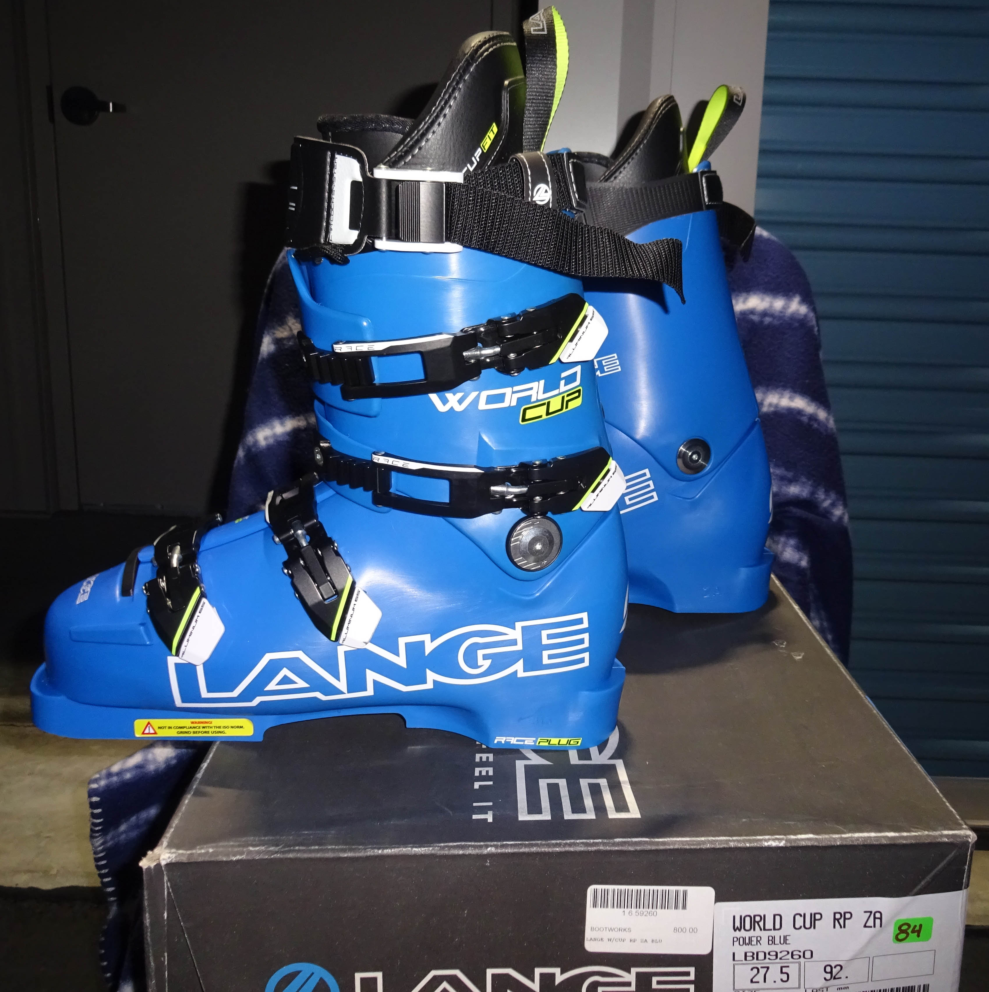 2018 Lange World Cup RZ ZA Mens Ski Boots-27.5 