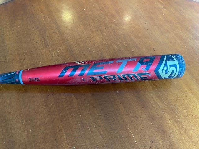 Used BBCOR Certified 2019 Louisville Slugger Composite Meta Prime Bat (-3) 29 oz 32"