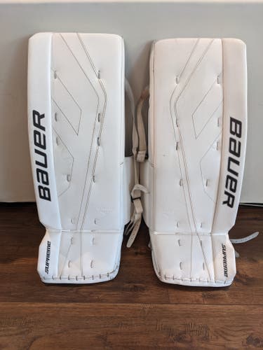 Used 30" Bauer Supreme Goalie Leg Pads