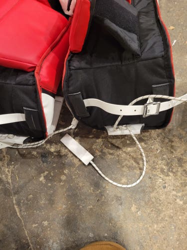 Used 24" CCM Y Flex Goalie Leg Pads
