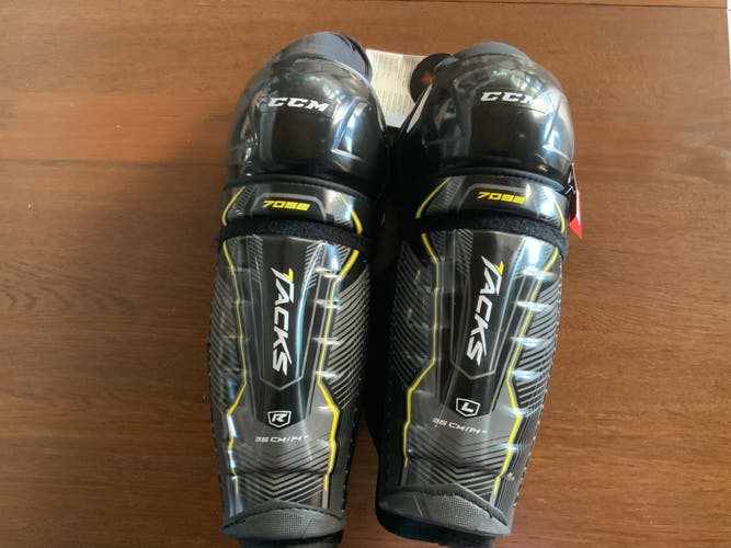 New CCM Tacks 7092 Shin Pads 14”
