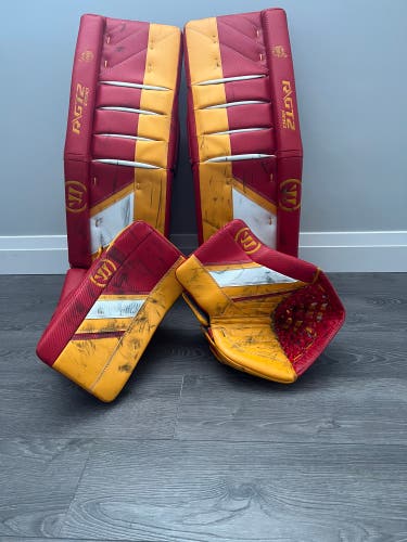 Used 34"+2” Regular Pro Ritual GT2 Goalie Full Set