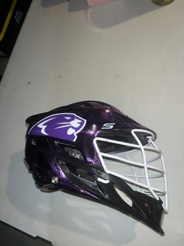 High Point Issued Purple Chrome S Helmet