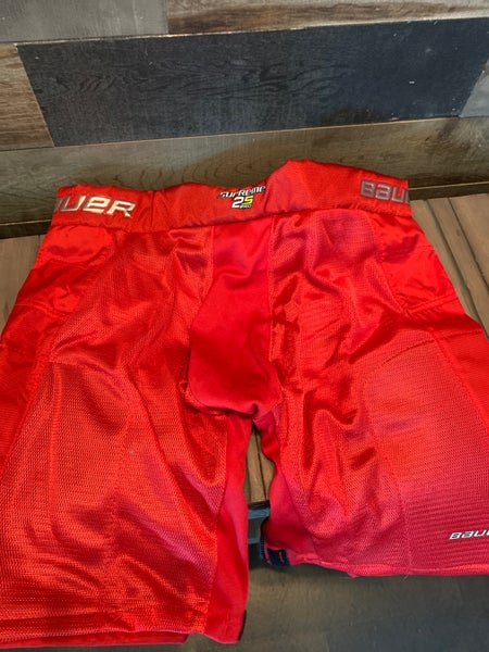 Red Bauer Supreme 2s pro pant shells jr xl | SidelineSwap | Buy and ...