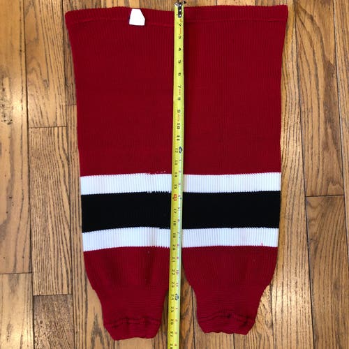 New Jersey Devils Red Knit Socks