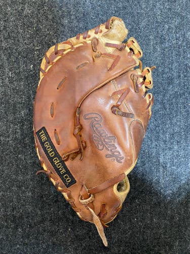 Used Right Hand Throw 12.25" Gold Glove Baseball Glove
