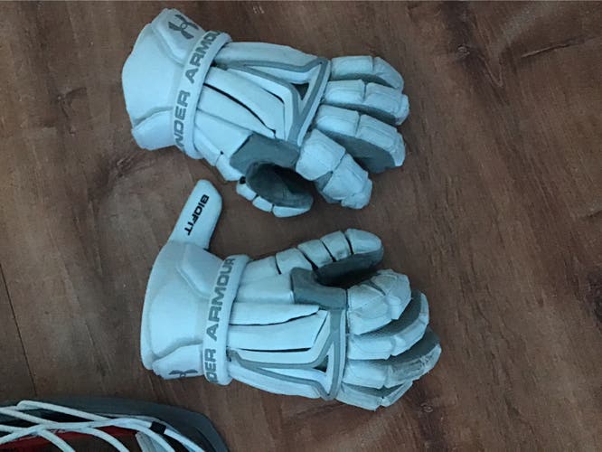 Under Armour bio fit lacrosse gloves large
