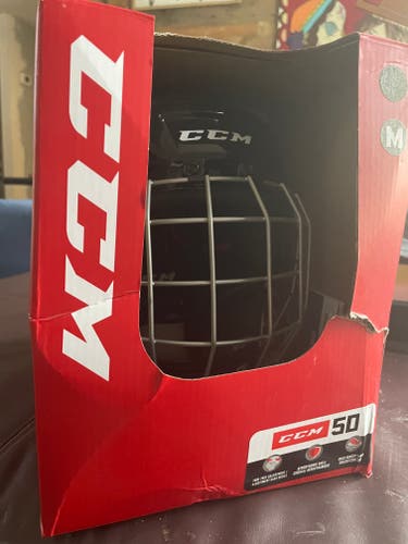 New Medium CCM 50 Helmet