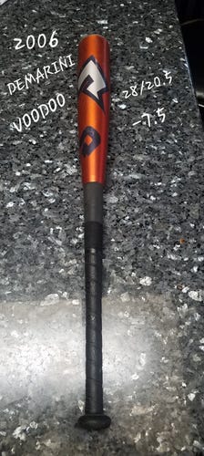 RARE 2006 DEMARINI VOODOO 28/20.5 DROP-7.5 BAT