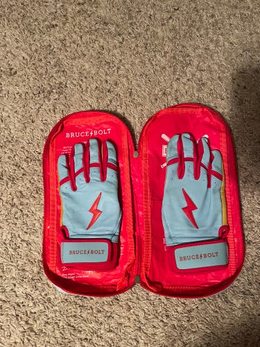 Bruce bolt batting gloves (large)