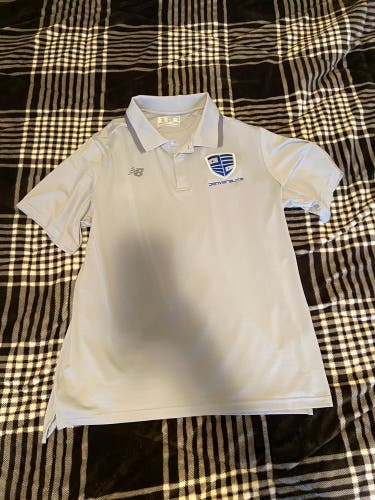 New L Gray Denver Elite Polo
