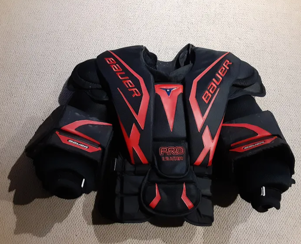 Used XL Bauer ULTRA PRO Goalie Chest Protector Pro Stock