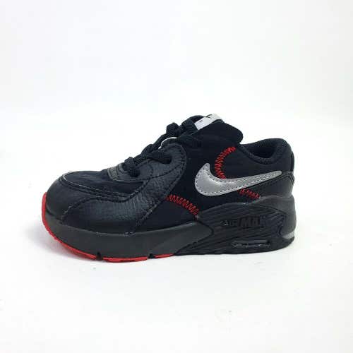 Nike Air Max Excee Toddler Boys Shoes Size 9C Black Red CD6893 Sneakers