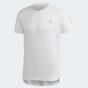 adidas Primeblue Size L White Reflective Logo Performance Training T Shirt New