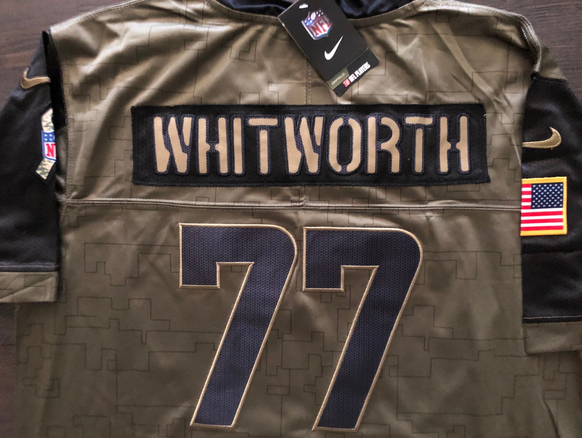 ray lewis salute to service jersey