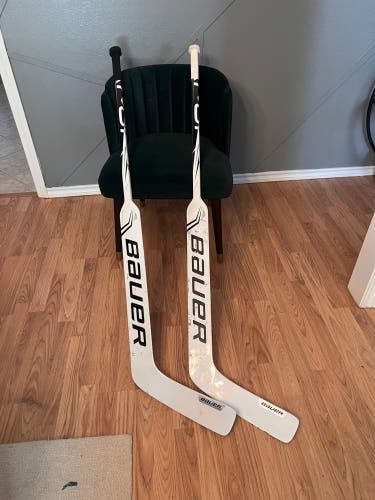 (2 Pack) Senior Used Regular Bauer Vapor 2X Pro Goalie Stick 26" Paddle P34 Blade