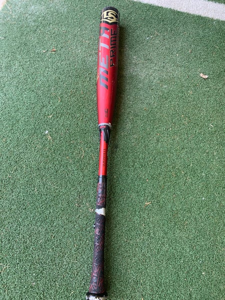 Used BBCOR Certified Louisville Slugger (-3) 33" Meta Prime Bat