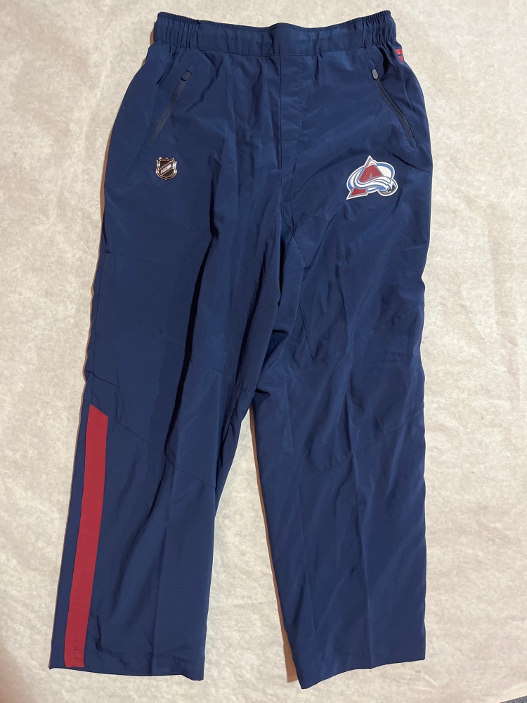 New Fanatics Colorado Avalanche Team Issued Training Pants Size M & L