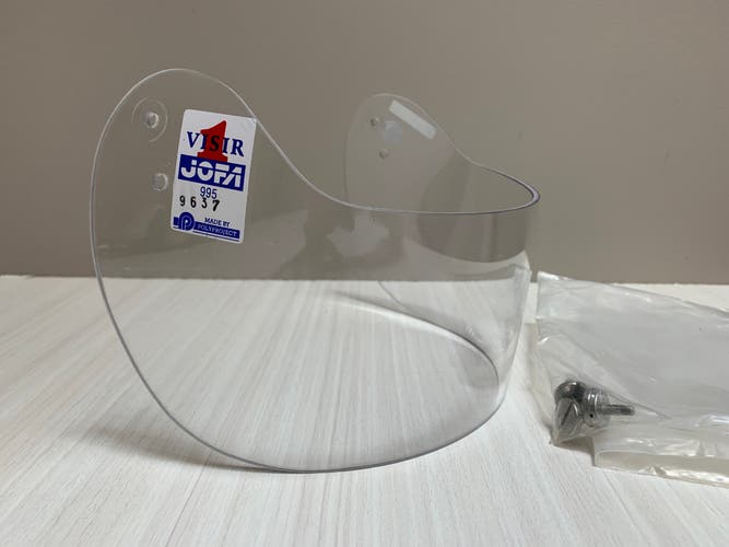 JOFA 995 Visir-Ett Visor 1 Half Shield Hockey Visor - Pro NHL made in Sweden - Jofa 366 / 390 helmet