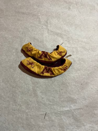 Used Gold University of Minnesota Golden Gophers Team Issued Skate Soakers