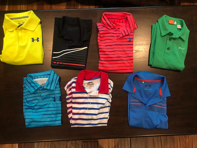 boys short sleeve golf shirt Size Small