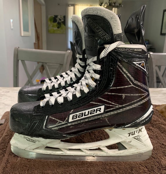 Used Senior Bauer Supreme 1S Hockey Skates Regular Width Size 7.5