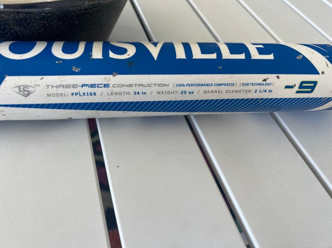 Used Louisville Slugger Composite Category (-9) 25 oz 34"