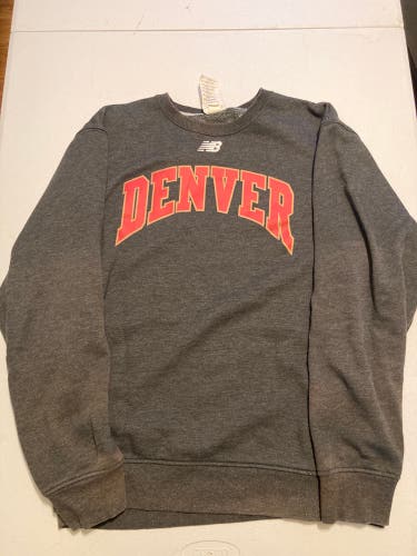 University Of Denver Lacrosse Gray Used Large/Medium New Balance Sweatshirt