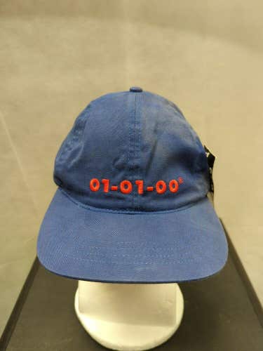 Vintage NWT 01-01-00 Strapback Hat Blue
