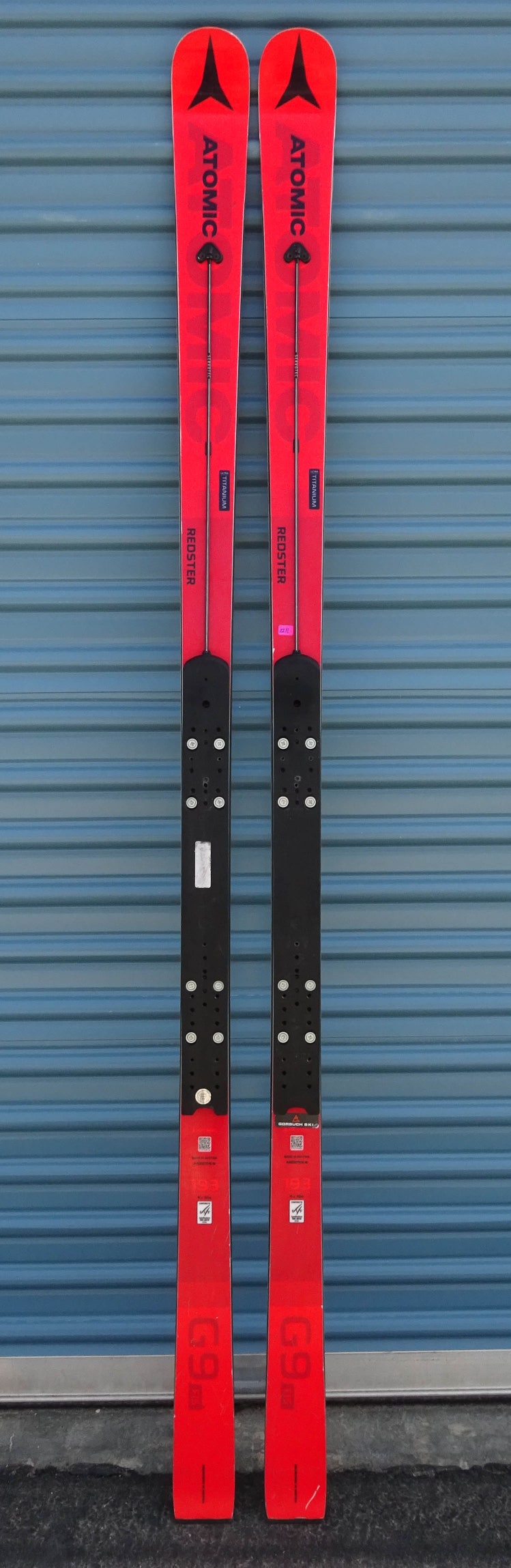2021 Atomic G9 Redster Giant Slalom Race Skis Size-193cm Radius-30Meters