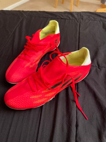 Orange Unisex Molded Cleats Adidas Cleats