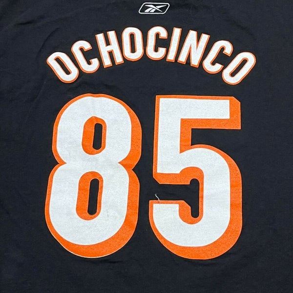 Chad Ochocinco Cincinnati Bengal T Shirt Men 2XL Adult Black NFL Football  #85