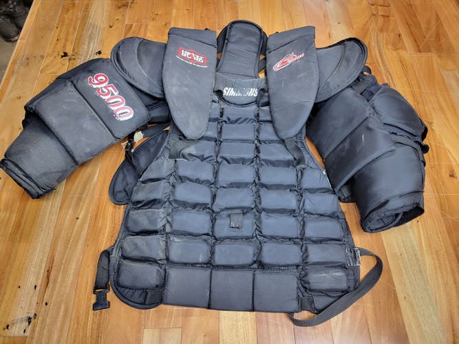 Used X-Large Simmons Goalie Chest Protector