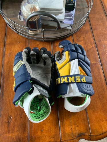 Used Player's Maverik 14" Max Lacrosse Gloves