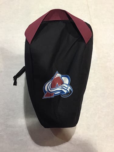 Colorado Avalanche Used Pro Stock JRZ Goalie Helmet Bag Francouz Backup Helmet
