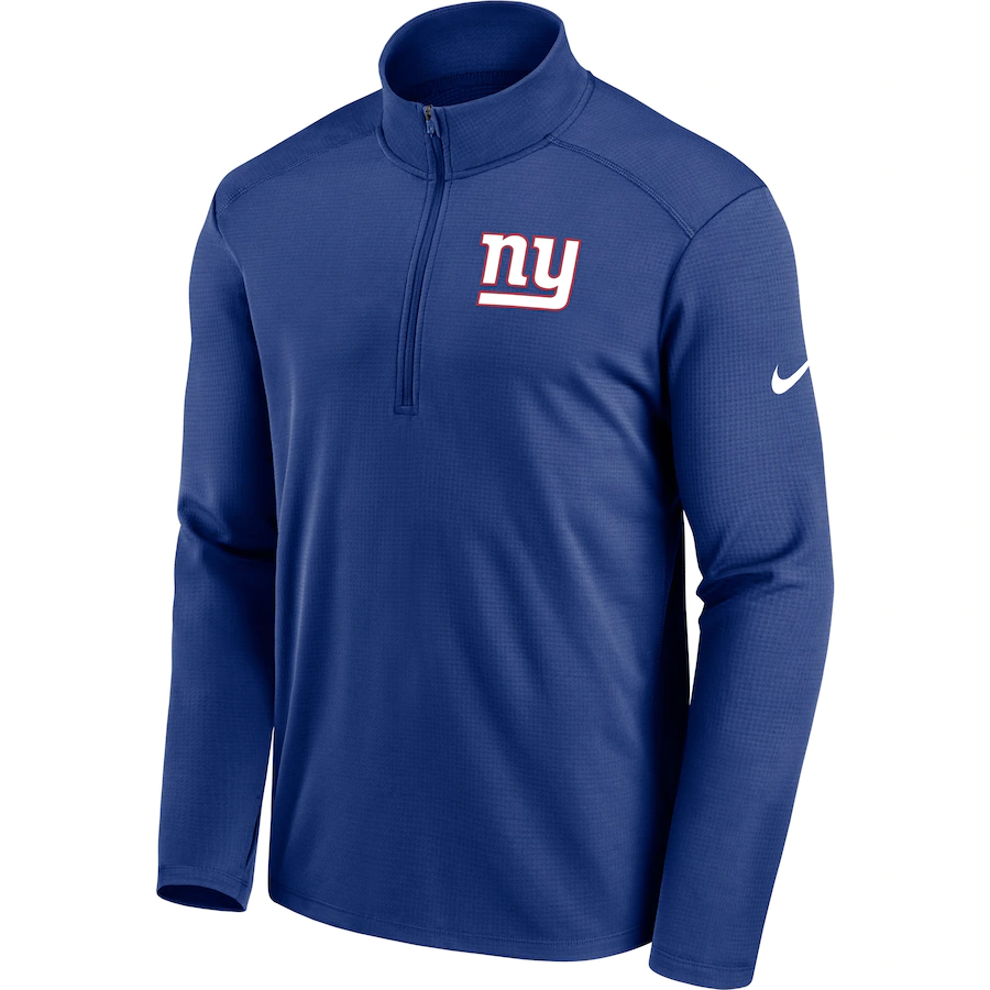 Men's Nike Royal New York Giants Sideline Bomber Full-Zip Jacket