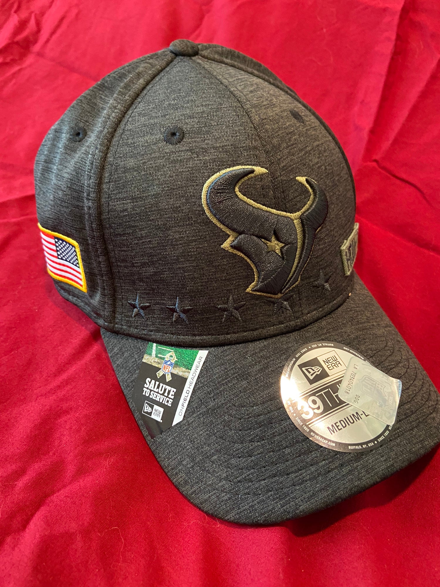 New Era, Accessories, Houston Texans Salute To Service 39 Thirty Cap