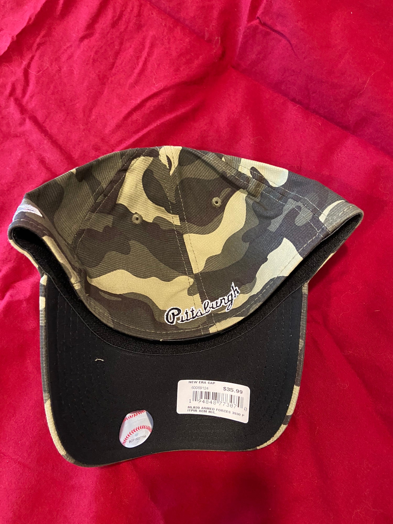 Pittsburgh Pirates MLB Camo Custom Hiphop Classic Cap - Owl Fashion Shop