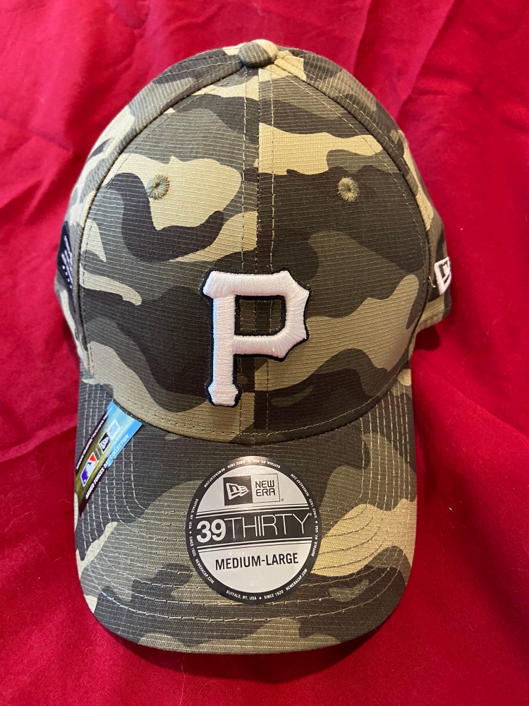 MLB Pittsburgh Pirates “Armed Forces Day” Collection Camo New Era Hat, Size Medium-Large NEW NWT