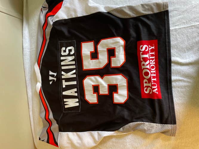 GAME USED MLL OUTLAWS NATE WATKINS JERSEY #35
