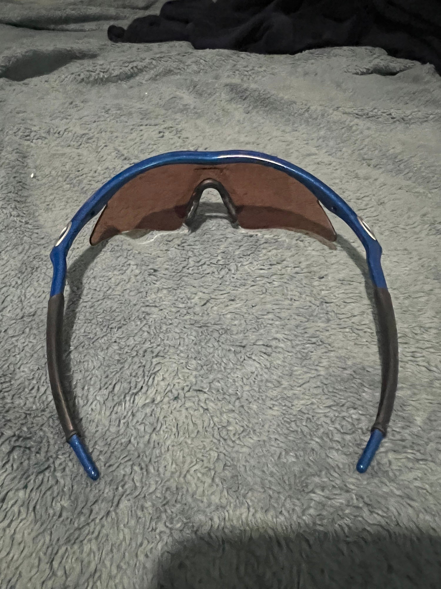 Oakley M frame metallic blue sunglasses | SidelineSwap