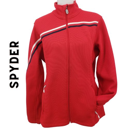 SPYDER Vintage Mid Weight Stryke Ski Snowboard Winter Jacket Red Size XL