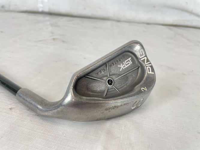 Used Ping Isi-k Black Dot Sand Wedge Regular Flex Graphite Shaft Golf Wedge 35.5"