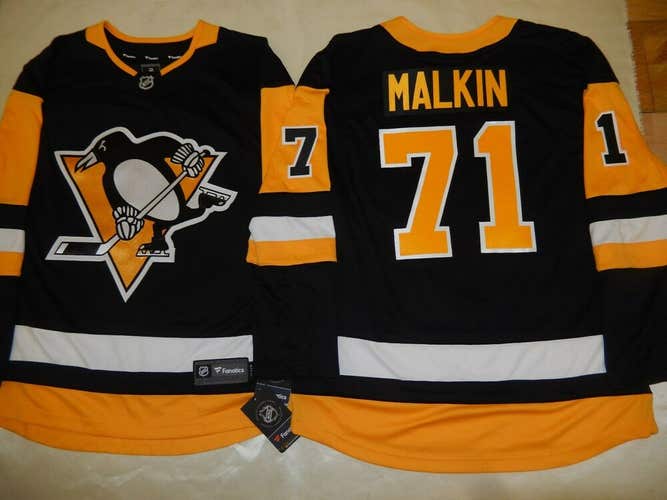 20518 Mens Pittsburgh Penguins EUGENI MALKIN "BREAKAWAY" HOCKEY JERSEY New