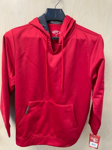 New Youth Large Rawlings Hoodie - Red