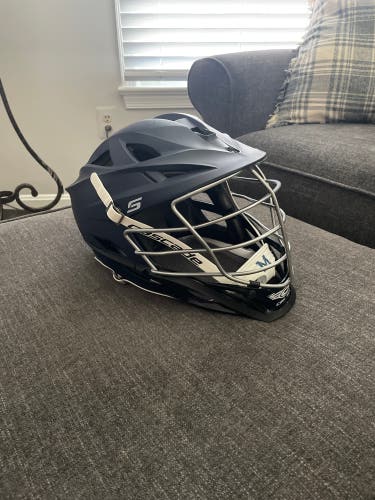 University of Michigan Matte Navy Cascade S Helmet